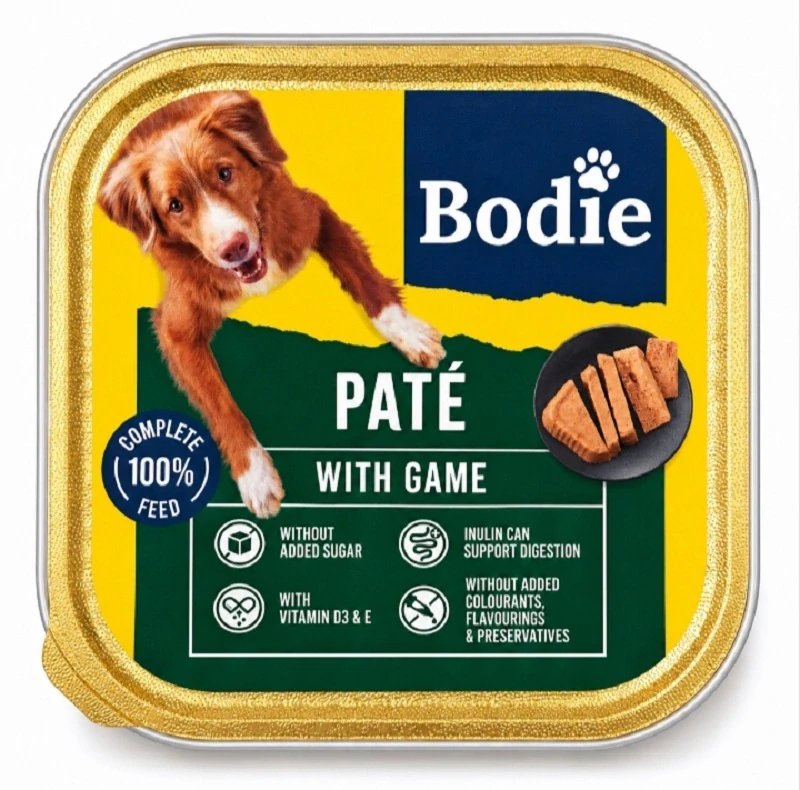 Bodie paštika se zvěřinou pro dospělé psy 300 g