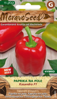Paprika zeleninová poloraná Kasandra F1 (semena)