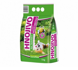 Hnojivo na trávník proti mechu, Forestina standart 5kg