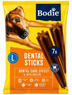 Bodie Dental Sticks doplňkové krmivo pro dospělé psy L 7 ks 270g