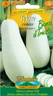 Tykev cuketa Bianca di trieste, bílá (semena)