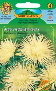 Astra čínská vysoká jehlicovitá, žlutá (semena)