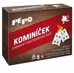 Odstraňovač sazí Kominíček 5x14g