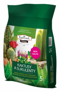 Substrát pro kaktusy a sukulenty, Premium 5L